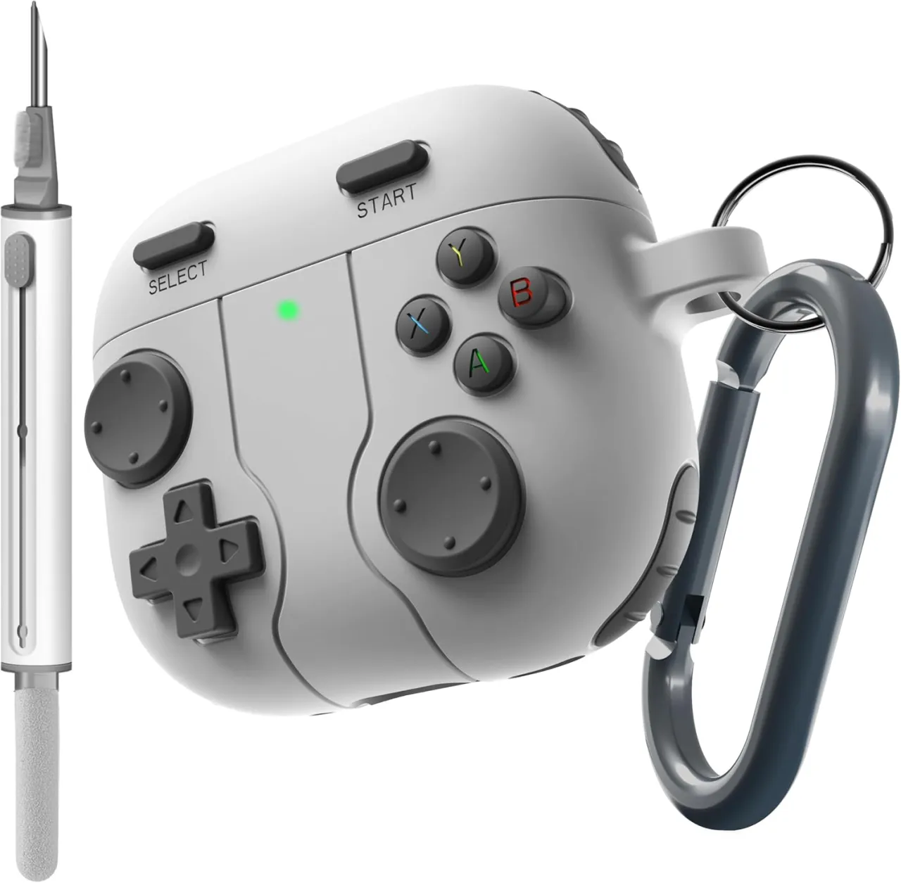 DamonLight Game Case for AirPods 4 - white