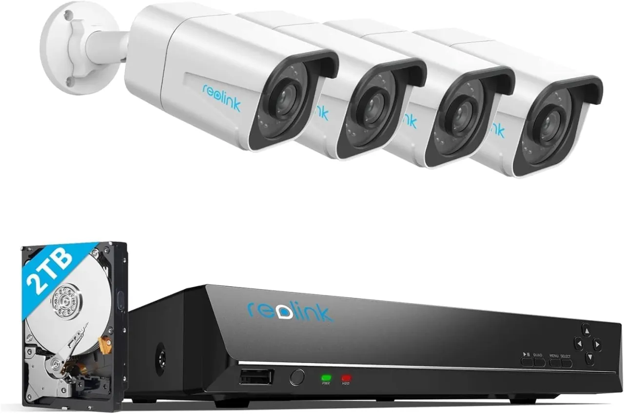 Reolink RLK8-800B4 — 4-Camera PoE System